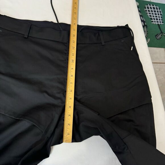 Nike Made in Italy Black Pants Mens 38 AQ0681-010 Cotton Stretch Golf Athleisure - Picture 5 of 14